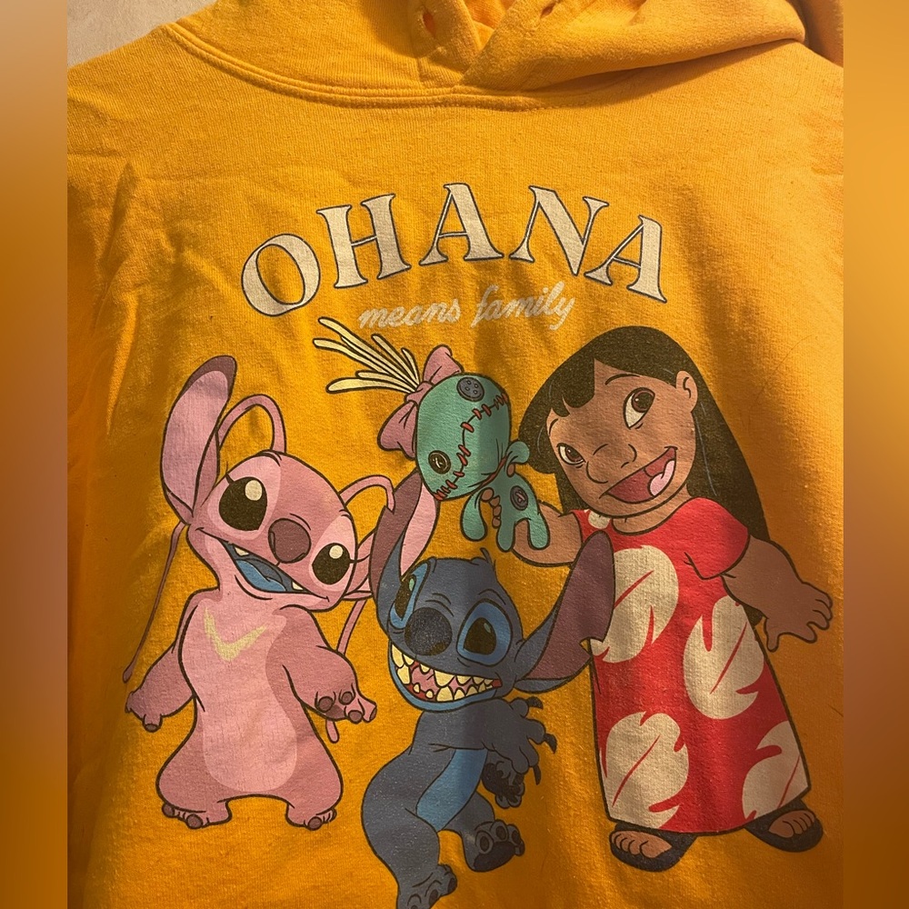 Disney Lilo & Stitch Yellow Hoodie - Picture 2 of 6